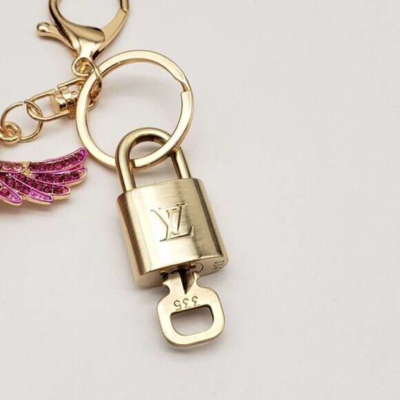 Authentic Louis Vuitton Lock & Key with unbranded Bagcharm, Keycharm, Keychain - Picture 4 of 8